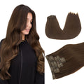 Extensions à Clips Naturel Châtain Noisette