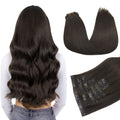 Extensions à Clips Naturel Brun Châtain Foncé