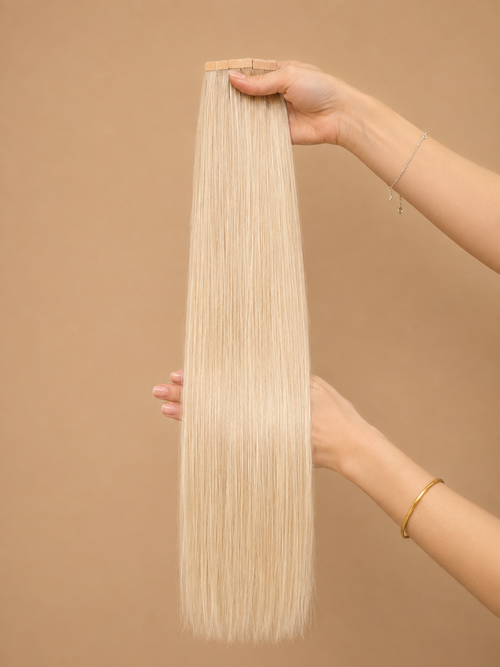 Extensions à Clips Naturel Blond Polaire
