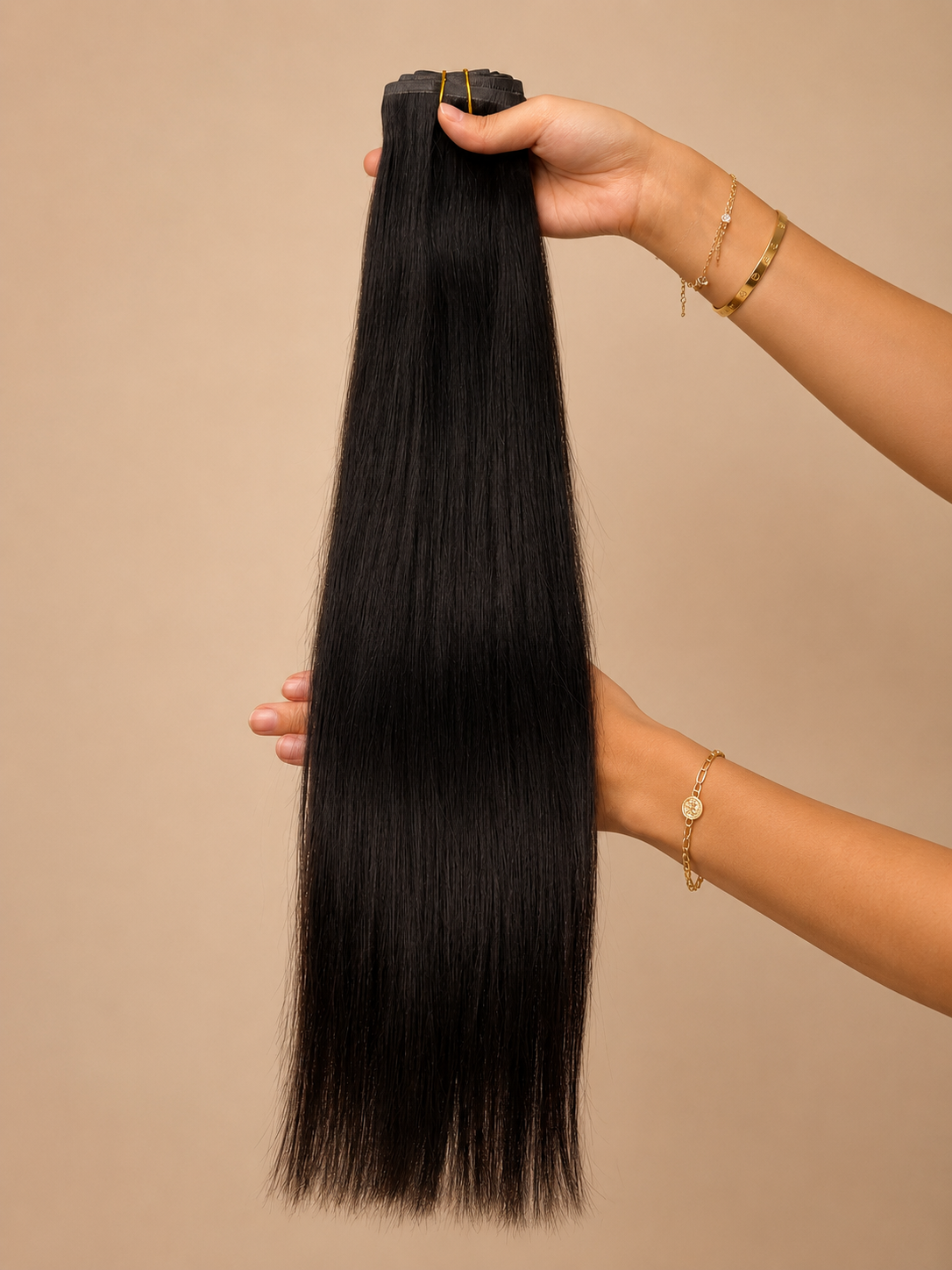Extensions à Clips Noir Soft